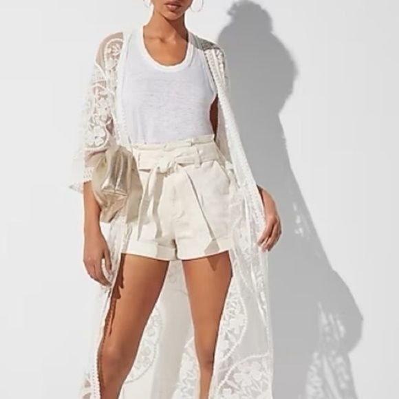 Express Shortie High Waist Shorts Size 6 - Picture 1 of 13